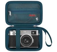 Elonbo étui de Transport pour Appareil Photo numérique Fujifilm X100V / X100VI / X100F / X100S, Sac de Rangement de Voyage Compact pour Appareil Photo numérique, Bleu