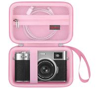 Elonbo étui de Transport pour Appareil Photo numérique Fujifilm X100V / X100VI / X100F / X100S, Sac de Rangement de Voyage Compact pour Appareil Photo numérique, Rose