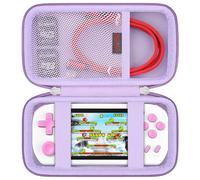 Elonbo Étui de transport pour console de jeu portable TEBIYOU/Great Boy/Beico, pour jeux vidéo rétro, housse de rangement de voyage, mini arcade électronique, violet
