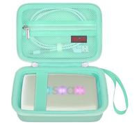 Elonbo étui de Transport pour imprimante de Smartphone Fujifilm Instax Mini Link 3/2, imprimante Photo instantanée Portable Mini Couleur Sac de Voyage Dur, Vert+Vert