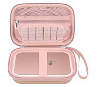 Elonbo Étui de Transport pour imprimante Photo Canon Ivy Mini/Canon Ivy 2 Mini, Canon Ivy CLIQ CLIQ + CLIQ 2 CLIQ + 2 Portable Bluetooth Instant Camera Printer, Or Rose+Or Rose