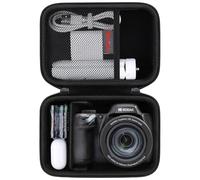Elonbo étui de Transport pour Kodak PIXPRO AZ528 / AZ255 / AZ405 / AZ425 / AZ401 caméra numérique, Kodak PIXPRO Astro Zoom Vlogging caméra Dur Voyage Sac de Stockage, Noir