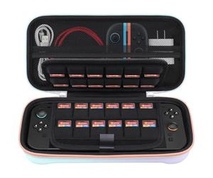 Elonbo Étui de transport pour Nintendo Switch 2 (2025), Switch 2 Manette de jeu Poignée Étui rigide, Organisateur de jeu Support Organisateur Support Mesh Pocket Convient aux Câbles Joy-Con Cartouches