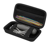 Elonbo Étui de transport rigide pour batterie magnétique Anker 521/622/633, chargeur portable sans fil, poche supplémentaire en maille pour câble de charge, guide de bienvenue (français non garanti), noir + noir