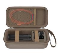 Elonbo Étui de transport rigide pour chronographe Garmin Xero C1 Pro, Garmin Xero C1 Pro, housse de chronographe de précision balistique, sac de voyage, poche pour chargement, marron