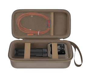 Elonbo Étui de transport rigide pour chronographe Garmin Xero C1 Pro, Garmin Xero C1 Pro, housse de chronographe de précision balistique, sac de voyage, poche pour chargement, marron