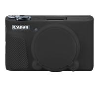Elonbo Étui pour Appareil Photo numérique Canon PowerShot SX740/SX730, étui Souple en Silicone pour Canon SX740 HS/SX730, Coque de Protection en Caoutchouc, Noir