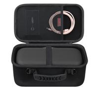 Elonbo Étui Rigide et Portable pour Nouvelle Enceinte Portable Bose soundlink Max, Grand Haut - Parleur sans Fil Bluetooth Voyage Sac de Rangement étagère, câble USB Mesh Pocket, Noir