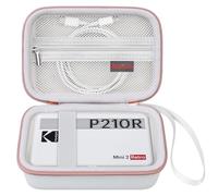 Elonbo Étui rigide pour imprimante photo instantanée Kodak Mini Shot 2 Retro P210/Kodak Mini 2 Retro 4PASS - Sac de voyage pour appareil photo numérique instantané - Poche en maille pour papier