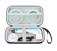 Elonbo Étui Stylo 3D pour Stylo d'impression 3D scrib3d P1 avec écran, Poche supplémentaire en Maille pour Filament PLA, Pochette modèle, Noir (Uniquement pour étui! Scrib3d P1 Non Inclus)