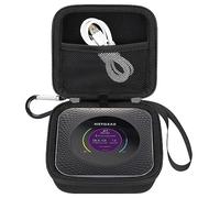 Elonbo Housse de Transport pour NETGEAR Nighthawk M1 MR1100 / M5 MR5200 / M6 / M6 Pro MR6500 5G Wireless WiFi Router, Pochette Filet intérieure supplémentaire pour Le câble, Noir. (Etude Seulement)