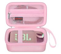 Elonbo JBL go 3 / JBl go 4 Portable Bluetooth Haut - Parleur Valise, Étanche à l'eau et à la poussière Haut - Parleur de Rangement, sans Fil Compact Haut - Parleur Voyage Sac de Protection, Rose