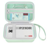 Elonbo Kodak Mini 2 Retro 4pass Portable Photo Printer Valise, Numérique Instant Print Appareil Photo Voyage Sac de Rangement Rack, Mesh Pocket Convient pour Le Papier d'impression, Câble, Vert