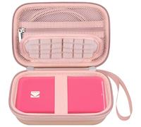 Elonbo Kodak Step/Kodak Step Slim Mobile sans Fil instantané Photo Mini Couleur imprimante Valise, Sac de Voyage pour imprimante Photo Portable. Poche en Maille pour Papier Photo sans Encre. Or Rose
