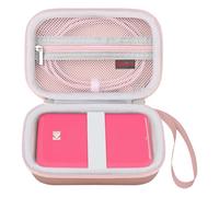 Elonbo Kodak Step/Kodak Step Slim Mobile sans Fil instantané Photo Mini Couleur imprimante Valise, Sac de Voyage pour imprimante Photo Portable. Poche en Maille pour Papier Photo sans Encre. Or Rose