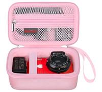 Elonbo pixpro wpz2 Robuste imperméable à l'eau Appareil Photo numérique Valise, Antichoc WiFi 4K vidéo Appareil Photo numérique Housse de Rangement, Poche en Maille pour Carte mémoire. Rose
