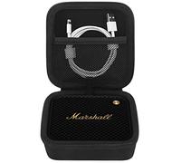 Elonbo Sac de transport pour haut-parleur Bluetooth portable Marshall Willen/Willen II, étui de voyage pour haut-parleur sans fil avec fonction de rangement, poche en filet pour câble de charge, noir
