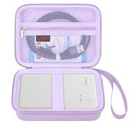 Elonbo Sac de Voyage pour imprimante Photo, Support de Rangement pour Appareil Photo d'impression, violet