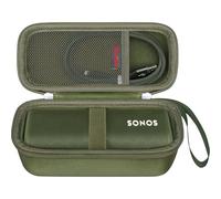 Elonbo Sacoche de Transport pour Sonos Roam 2/Sonos Roam Enceinte Bluetooth Portable étanche, Sacoche de Protection de Voyage pour Enceinte sans Fil, Pochette Filet supplémentaire pour Le câble, Vert