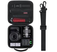 Elonbo Sacoche de Transport Rigide pour Voyage Compatible avec l'appareil Photo numérique Kodak PIXPRO AZ528 AZ255 AZ405 AZ425 AZ401 et Ses Accessoires, Noire