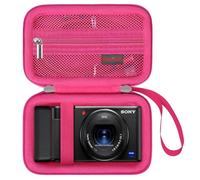 Elonbo Sony ZV-1 / ZV-1F / ZV-1 II étui de Transport pour Appareil Photo numérique, 4K Video Streaming Camera Hard Travel Housse de Rangement Sac de Rangement Rack de Rangement. Framboises