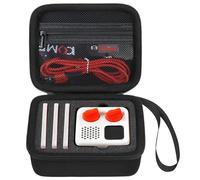 Elonbo Tragetasche für Yoto Mini - Kinder Portable Bluetooth Reise Lautsprecher Player, Kinder Audio Musik Player Abdeckung, Lautsprecher spielt Audiobuch Karten Radio Tasche, Schwarz