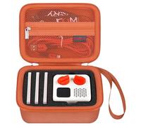 Elonbo Tragetasche für Yoto Mini - Kinder Portable Bluetooth Reise Lautsprecher Player, Kinder Audio und Musik Player Abdeckung, Orange+Inside Orange