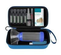 Elonbo Valise d'inhalateur d'asthme, joint d'inhalateur d'enfant et d'adulte, masque, support d'inhalateur sac d'organisation de voyage d'asthme, poche appropriée pour le médicament d'allergie, Bleu