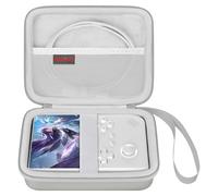 Elonbo Valise pour amberlit RG405V Vintage Console de Jeu Portable, Vertical Edition Android Vintage Handheld Game Voyage Sac de Rangement Rack, Gris