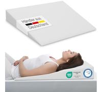 ELONEO Coussin cale-Dos pour lit, Coussin incliné 90x100 cm, Mousse Visco-minérale, rehausse de Matelas