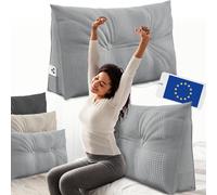 ELONEO Coussin de Dossier 70 cm de Large, Coussin en Coin adapté pour lit et canapé