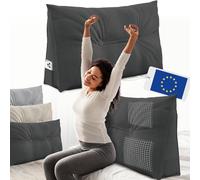ELONEO Coussin de Dossier 90 cm de Large, Coussin en Coin adapté pour lit et canapé