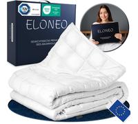 ELONEO Couverture Lestée 200x200 cm 7 kg, certifiée TÜV et Oeko-Tex, Couverture pondérée en Coton 100%