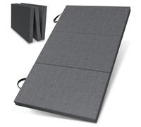 ELONEO Matelas pliable 120x200 cm, ép. 8 cm, lit d’appoint ou de voyage, pliable en cube lombaire, housse amovible et lavable