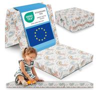 ELONEO Matelas Pliant 65x195 cm, 9 cm de Hauteur, lit d’appoint Pliable pour Enfants et Adultes, idéal pour Les Voyages et Le Camping