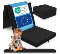 ELONEO Matelas Pliant 65x195 cm, 9 cm de Hauteur, lit d’appoint Pliable pour Enfants et Adultes, idéal pour Les Voyages et Le Camping