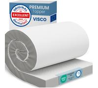 ELONEO Surmatelas à mémoire de Forme 80x200 cm, surmatelas avec Effet mémoire de Forme, 8 cm de Hauteur, surmatelas pour lit et lit boxspring avec Housse en Mesh Respirant et Sangles d’Angle