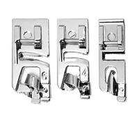 elook Pied presseur pour ourlet roulé 3 mm, 4 mm, 6 mm, pour machine à coudre à tige basse, compatible avec Singer, Brother, Janome, Kenmore et la plupart des machines à coudre domestiques