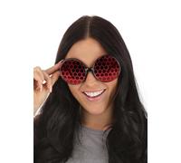 elope Lunettes de soleil Fly Costume pour adultes | Lunettes d'insectes avec verres graphiques à plusieurs yeux | Accessoire de libellule Firefly Standard