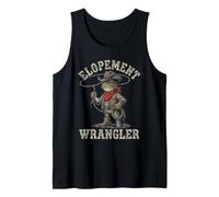 Elopement Wrangler Meme Frog Planificateur de Mariage Cowboy Débardeur