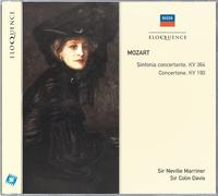 Eloq: MOZART: Sinfonia Concertante, KV364; Concertone,KV190 by Marriner/Davis