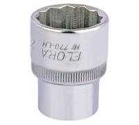 Elora 24682 Douze Mm 1/2" Carré Drive Bi-Hexagone Douille
