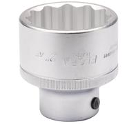 Elora 5.1cm Bi-Hexagone Prise 1.9cmD Chrome Plaqué Trempé Et Trempé 00624