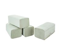 Elos Serviettes pliantes blanc naturel papier recyclé Quantité:20