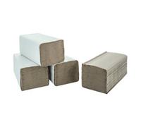 Elos Serviettes pliantes naturelles en papier recyclé Quantité:20