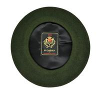 Elosegui Béret basque, présentation fine, 100 % laine mérinos, sans rembourrage, doublure en satin (vert), vert, taille unique