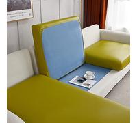 Elover Housse de Coussin Extensible de canapé Cuir Artificiel imperméable-Housse de Protection pour Me ubles Anti-Rayures Housse de siège de canapé Couvre pour Canapé Protege de Meubles Antipoussière