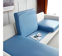 Elover Housse de Coussin Extensible de canapé Cuir Artificiel imperméable-Housse de Protection pour Me ubles Anti-Rayures Housse de siège de canapé Couvre pour Canapé Protege de Meubles Antipoussière