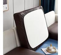 Elover Housse de Coussin Extensible de canapé Cuir Artificiel imperméable-Housse de Protection pour Me ubles Anti-Rayures Housse de siège de canapé Couvre pour Canapé Protege de Meubles Antipoussière