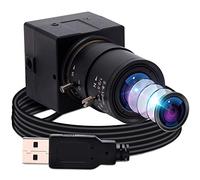 ELP Caméra USB 1944P MI5100 avec zoom 5 mégapixels et objectif variable 2,8 à 12 mm - Plug and Play pour PC de bureau et ordinateur portable